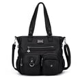 thumbnail image 1 of Bolso de hombro KL928, bolsos grandes para mujer, bolsos de mano, color negro, 1 of 6