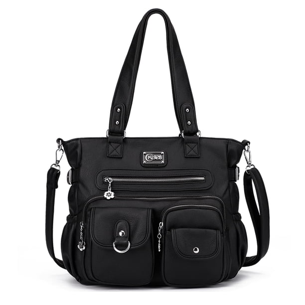 Bolso de hombro KL928, bolsos grandes para mujer, bolsos de mano, color negro