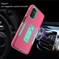 thumbnail image 6 of NIFFPD Samsung A13 5G, Galaxy A13 5G Case with Screen Protector Magnetic Kickstand Car Mount Protection Case Cover for Samsung Galaxy A13 5G Rose red&Green, 6 of 6