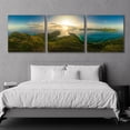 thumbnail image 5 of Epic Art 'Seychelles - View from Curiese Island' by Epic Portfolio, Acrylic Glass Wall Art, 3 Piece Set, 108" x 36", 5 of 8