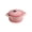 Pink_L, variant on French Style Covered Ceramic Soup Bowl with Double Handles, Oven Safe Small Casserole for Onion Soup Stew Oatmeal Pasta Small