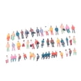 thumbnail image 4 of lionlar Miniature Figures Collectibles DIY Projects Layout Props Painted Mini Models 46pcs 18mm, 4 of 9