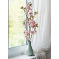 thumbnail image 2 of Serene Spaces Living Pack of 12 Faux Pink Cherry Blossom Branches, 50" Tall, 2 of 3