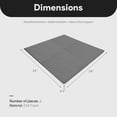 thumbnail image 4 of BalanceFrom Puzzle Exercise Mat with EVA Foam Interlocking Tiles (Gray), 4 of 9