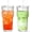ribbed-2pack, variant on TrendMallOasis Vintage Ribbed Glass Cup, 20oz Tumbler with Lid & Straw for Coffee & Smoothies