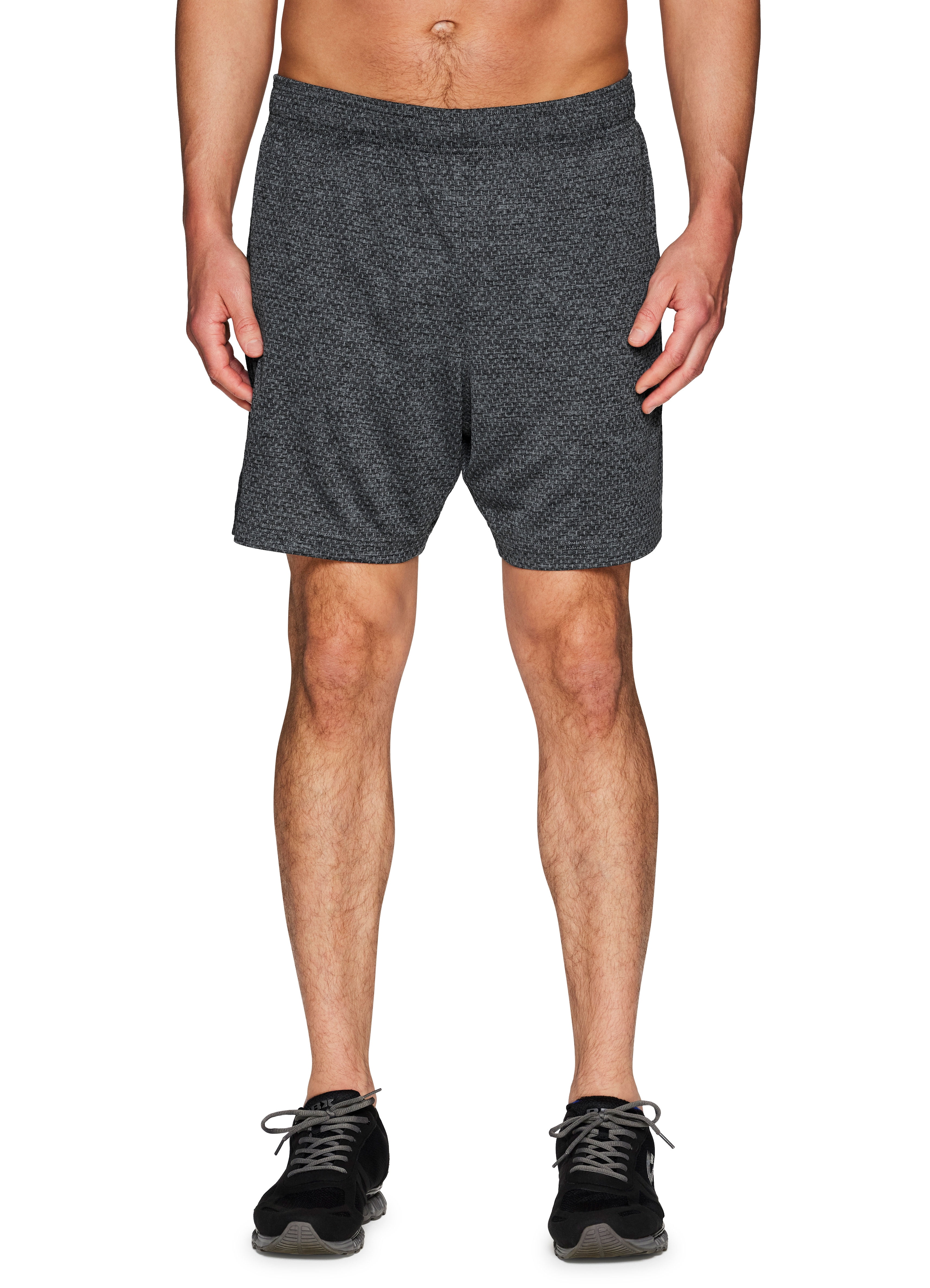 RBX Active Men's XDri Textured Dobby Mesh Gym Shorts With Pockets