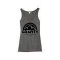 thumbnail image 1 of Womens Gravity Outdoor Co. Melange Tank Top - Black Logo - Ash - Medium, 1 of 1