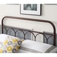 thumbnail image 3 of Hodedah Complete Metal Queen-Size Bed with Headboard-Footboard in Bronze, 3 of 4
