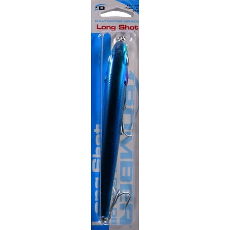 UPC: 0032256245638 | Bomber Long Shot Minnow Crankbait 6 Baby Bluefish 1 3/16 oz.