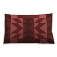 thumbnail image 1 of Ahgly Company Patterned Indoor Rectangular Cranberry Red Lumbar Throw Pillow, 13 inch by 19 inch, 1 of 5
