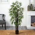 thumbnail image 3 of Nearly Natural 5418 Arbre de Bambou Noir 5 Pieds, 3 of 5