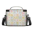 thumbnail image 3 of Lunch Box Pioneer Flower Floral Print Pattern Insulated Lunch Bag for Women Men,Medium Leakproof Lunchbox Cooler Bag Adjustable Strap,10 X 6.7 X 8 Inches, 3 of 6