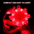 thumbnail image 4 of Weloille LED Road Flares Safety Flashing Warning Lights, Magnetic Base Hook Carrying Bag, for Car Truck Boat, 4 of 8
