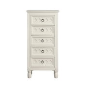 Hives & Honey Women's Abby Standing Wood Jewelry Storage Armoire - Ivory