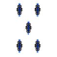 thumbnail image 1 of sweethay Bike Tail Lights LED USB Bicycle Bikes Safety Waterproof White Supplies Lamp Survival Rear Blue Signal Mountain Emergency Red Type1 NO1, 1 of 6