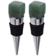 thumbnail image 5 of KAKOWELY 2 tapones para botellas de vino con decoración de jade y cristal., 5 of 5