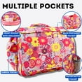 thumbnail image 5 of J World Womens Thomas 16" Messenger Bag with Laptop Sleeve for School and Travel, Poppy Pansy, 5 of 9