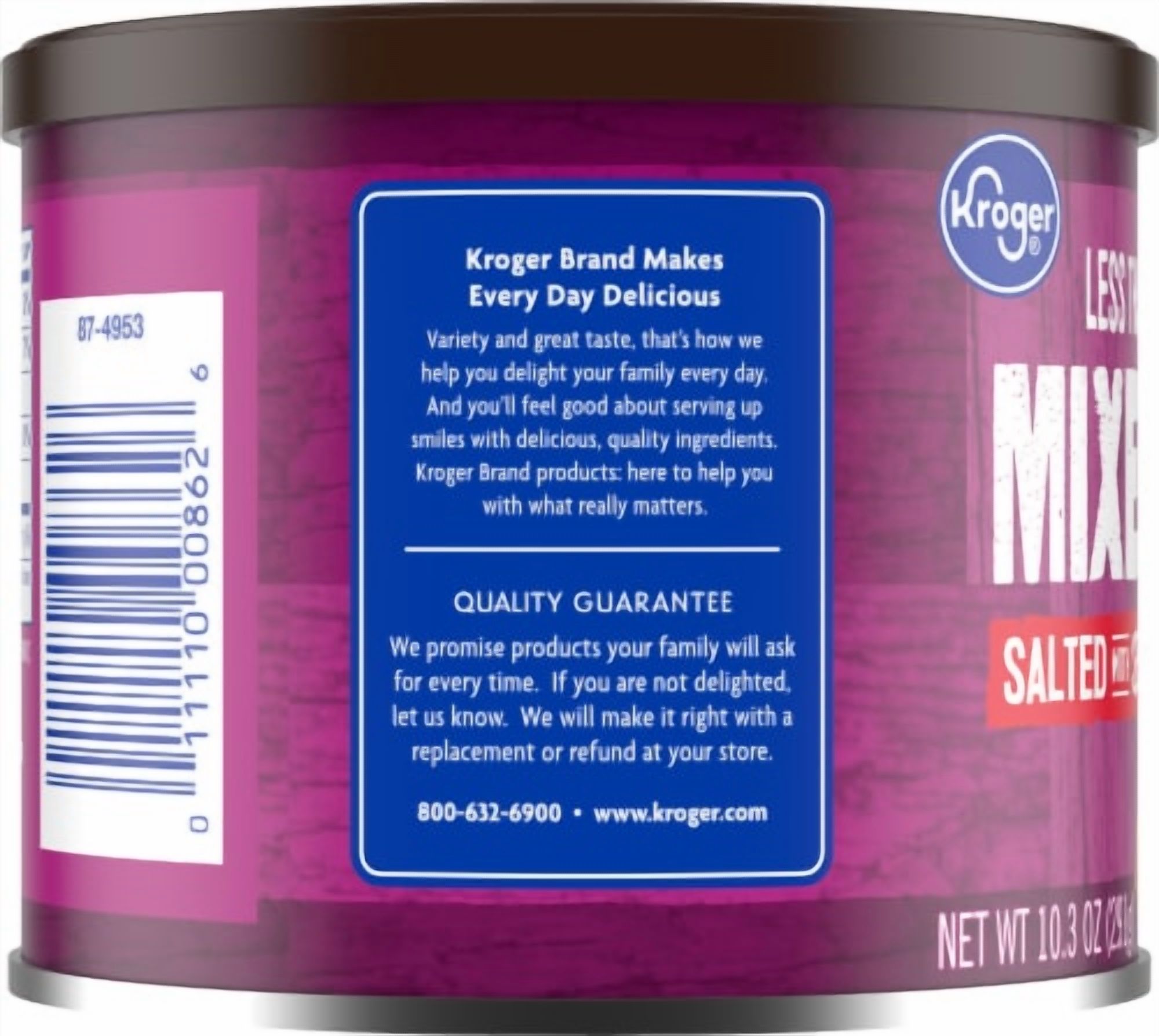 2X - KR Salted with Sea Salt Mixed Nuts-10.3 oz