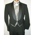 thumbnail image 1 of Black Tail Tuxedo Wool Shawl Collar By Alberto Nardoni Perfect For Wedding Or Stage, 1 of 1