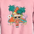 thumbnail image 2 of LOL Surprise! - Boogie Babe Palm Trees - Toddler And Youth Crewneck Fleece Sweatshirt, 2 of 4