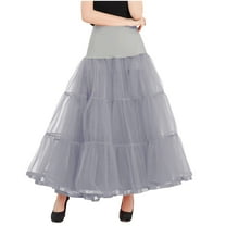 Women's Floor Length Petticoat Wedding Slips Crinoline Underskirt for Prom Evening Wedding Dress