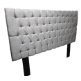 thumbnail image 3 of Cabecera El Bazar Store Capitonada Soho Plata King Size, 3 of 6