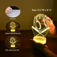 thumbnail image 6 of Baseball Night Light for Kids Sports Decor Lamp,14 Color Mood Light, Warm White Base LED lamp, Christmas Gifts for Boys/Kids, 6 of 7