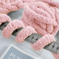 thumbnail image 6 of Pink Chunky Chenille Yarn for Crocheting, Bulky Thick Fluffy Yarn for Knitting,Super Bulky Chunky Yarn for Hand Knitting Blanket, Soft Plush Yarn, 2 Jumbo Pack (27 yds,8 oz Each Skein), 6 of 17