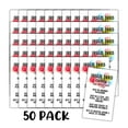 thumbnail image 2 of Freeze Dried Candy Care Instruction Cards  50pk 2x3.5 Allergy Warning Labels Stickers Holographic Bags Clear Window Freezy DIY, 2 of 5