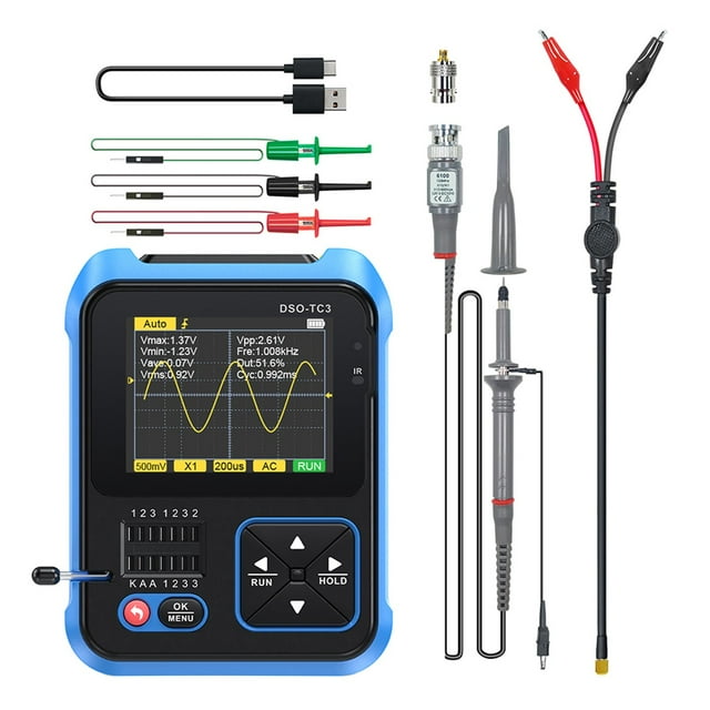 MYG DSO-TC3 3 in 1 Digital Oscilloscope Transistor Tester Function Signal Generator