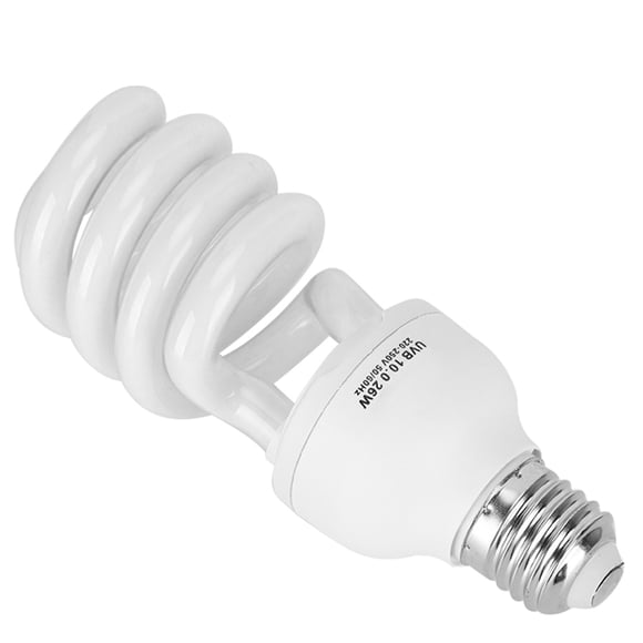 Ultraviolet Sunlight Lamp,26W Energy Saving Light Reptile Light Energy Saving Light High-Intensity Output
