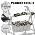 thumbnail image 5 of HELLHERO Rose Daisy Rollator Seat Back Cover Rollator Walker Seat Covers and Gift Option Anti-Slip Cover for The Elderly, 5 of 7