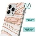 thumbnail image 4 of onn. Phone Case for iPhone 15 Pro Max - Pink Gold Marble, 4 of 7