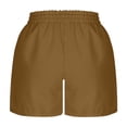 thumbnail image 7 of Luvrsol Shorts for Women Quick Dry Breathable Solid Short with Elastic Waistband Drawstring No Pocket, Size S-2XL, 7 of 7