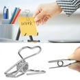 thumbnail image 4 of Small Clips, Attractive Decorative Stable Reliable Small Compact Paper Clips  For Home For Office For School Silver, 4 of 8
