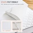 thumbnail image 6 of 4 Inch Gel Memory Foam Mattress Topper Queen Size, Cooling Gel Infused Topper for Pressure Relief with Removable Cover, for Sleeper Sofa RV and Camper Beds, CertiPUR-US Certified, 6 of 8