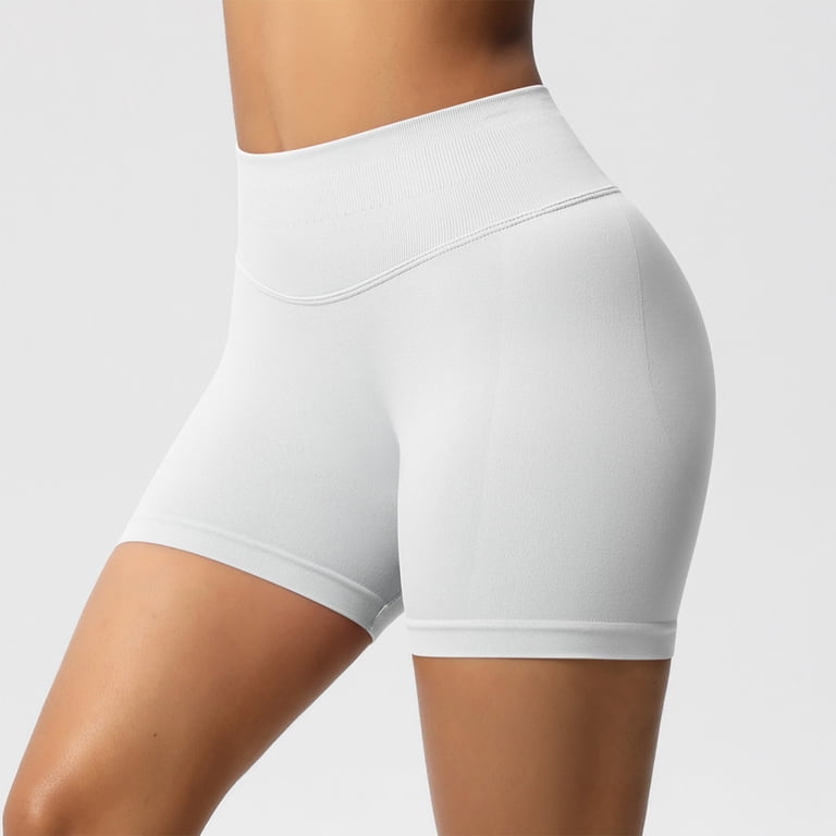 CaiJunJia Biker Shorts Women High Waisted Workout Spandex Tummy Control Gym  Running Yoga Shorts - Walmart.com
