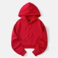 thumbnail image 4 of Cropped Hoodie Womens Sweatshirt Oversized Hoodie Women Casual Lightweight Zip Up Women's Casual Short Hooded Sweatshirt With Pockets Drawstring Pullover For Spring Summer Fall Everyday Wear, 4 of 5