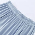 thumbnail image 6 of Trousers Pants for Women New Women's Long Sleep Pants Summer Lightweight Lounge Pants Casual Home Wear Bottoms Pajama Trousers with Pocket Blue M, 6 of 7