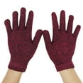 thumbnail image 3 of Pair of Womens Winter Knit Gloves Warm Soft Stretch Full Finger Mittens, 3 of 5