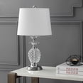 thumbnail image 3 of JONATHAN Y Jane 24" Glass LED Table Lamp, Clear/Chrome, JYL1078A, 3 of 8