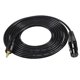 thumbnail image 2 of Cable de micrófono estéreo de 3,5 mm TRS macho a XLR 3P hembra, color negro 5m, 2 of 9