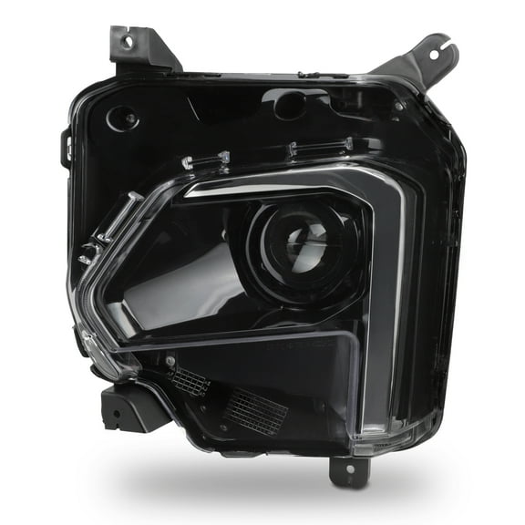 AKKON - Fit 2022 2023 Chevy Traverse [Full LED] Non-DRL Headlight OE Style Driver Left Side Replacement Headlamp Chrome Housing