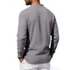 thumbnail image 5 of Ceisia Men's Breathable Linen Blend Long Sleeve Polo Shirts, Relaxed Fit Casual Collared Shirts for Daily Wear Gifts, 5 of 9