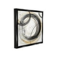 thumbnail image 4 of Stupell Industries Neutral Concentric Circles Abstract Painting Black Floater Framed Canvas Art Print Wall Art, 25 x 25, 4 of 10