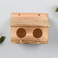thumbnail image 3 of Casa de Bluebird para exteriores, casa para pájaros resistente a con puerta exterior y de depredadores para colgar al Soledad casa de pájaros, 3 of 10