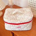 thumbnail image 3 of Toiletry Pouch Water-resistant Portable Lady Makeup Pouch with Zipper Handle Design Cosmetic Bag, 3 of 8