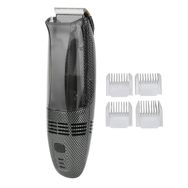Cortadora De Cabello, Succión Automática De Cabello Carga USB Potente 4 Peines Guía Cuchillas Dobles Cortadora De Cabello Eléctrica Segura Para El Hogar Para Hombres