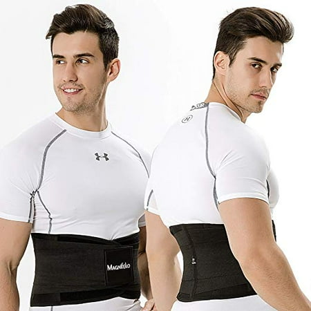 Lower Burner - Waist Trainer Belt - for Lower Back Pain Support - Stomach Fat Burner Wrap - Slimming Body Shaper Back Belt for Weight Loss, Workout & Fitness (25.6-31.5