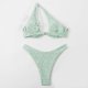 thumbnail image 4 of Traje de baño para mujer, bikini de dos piezas con soporte de acero y hombros divididos estampado para mujer, trajes de baño para mujer, 4 of 6